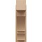 Ekena Millwork 7 1/2-in W x 18-in D x 26-in H Balboa Block Rough Cedar Woodgrain TimberThane Outlooker, Primed Tan OUTUR075X18X26BOA44RCPR - alternate 5